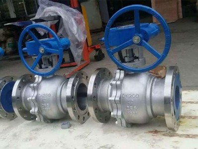 Q341F-16P不銹鋼蝸輪球閥